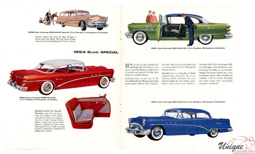 1954 Buick Brochure Page 9